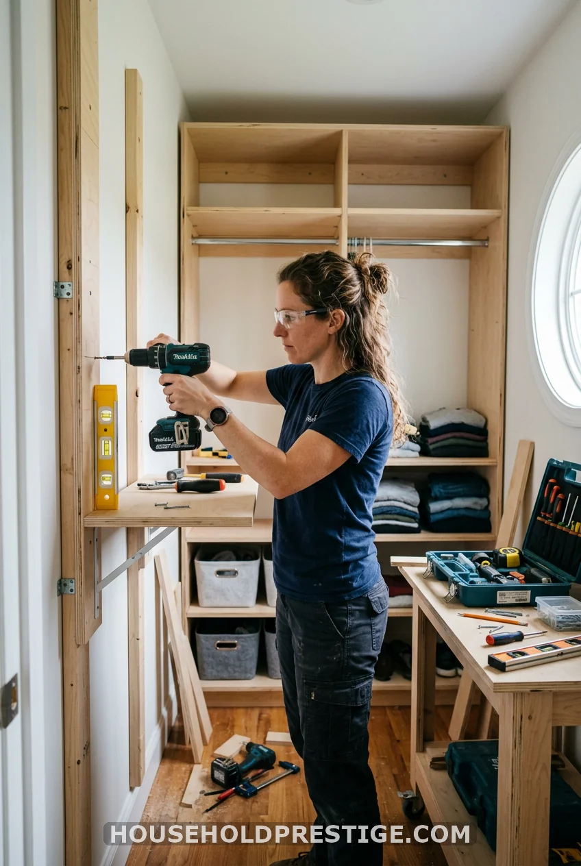 Build Custom Plywood Shelves to Fit Your Exact Closet