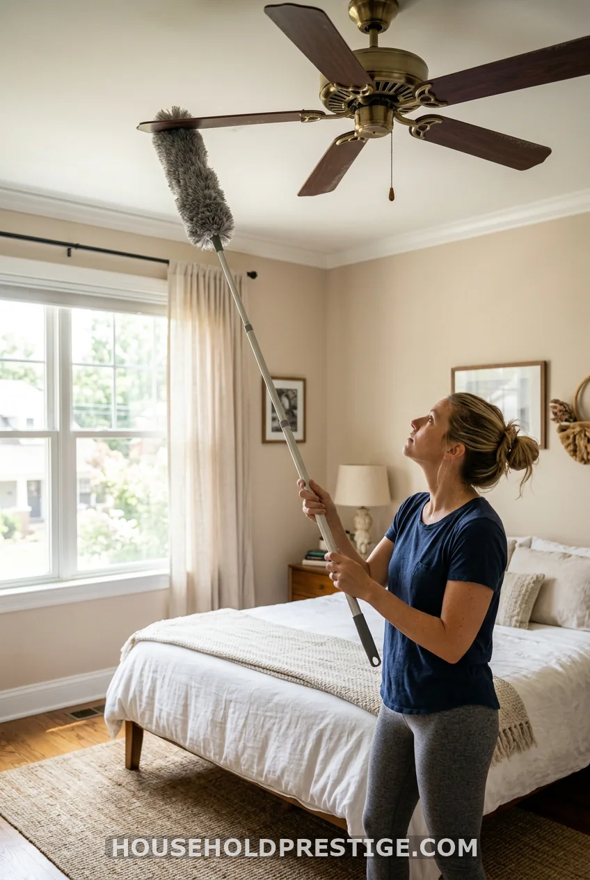 Step 4: Dust From the Ceiling Down