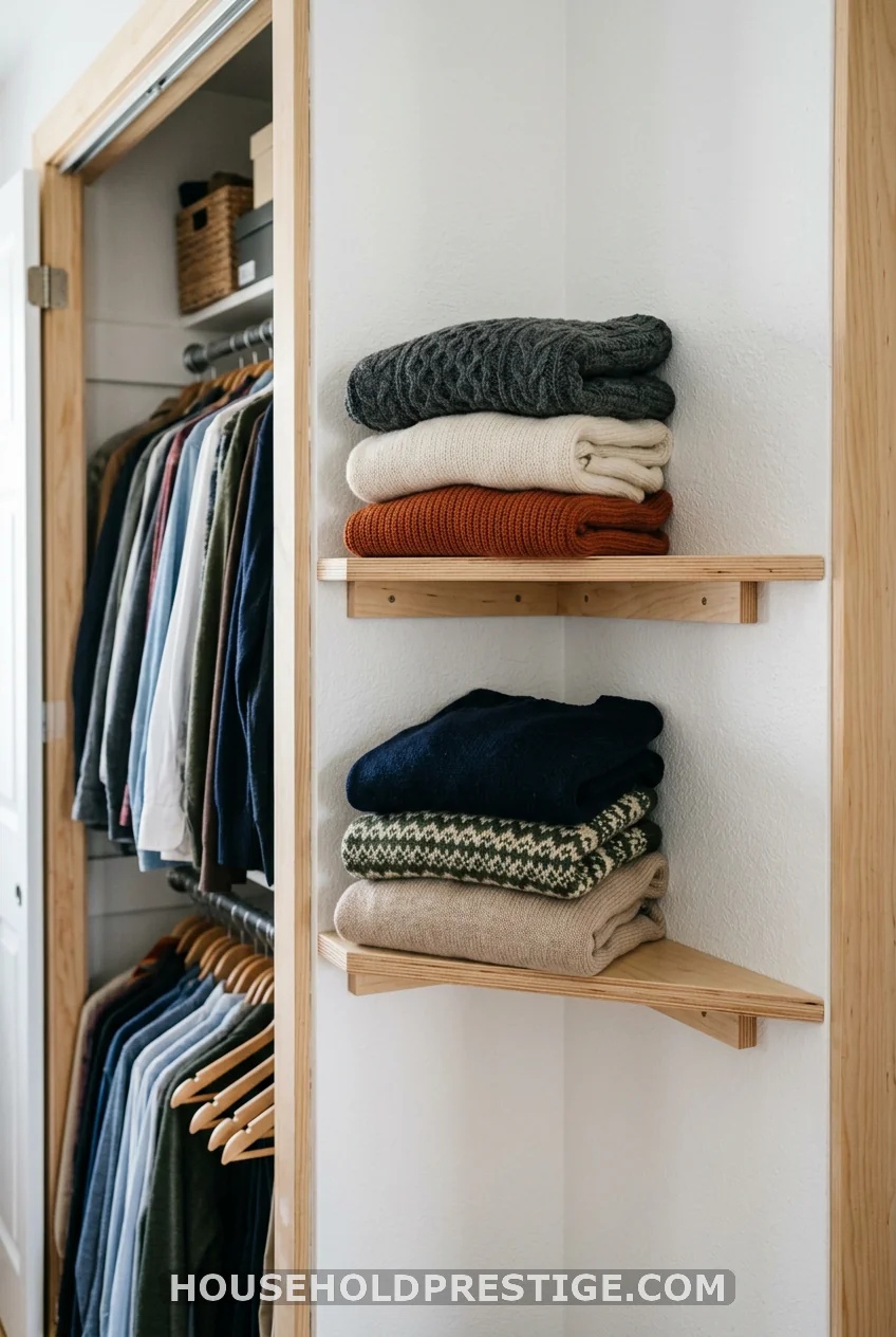Add a Slim Corner Shelf