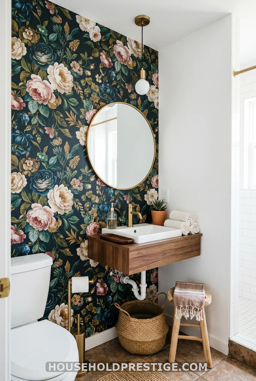 Add a Peel-and-Stick Wallpaper Accent