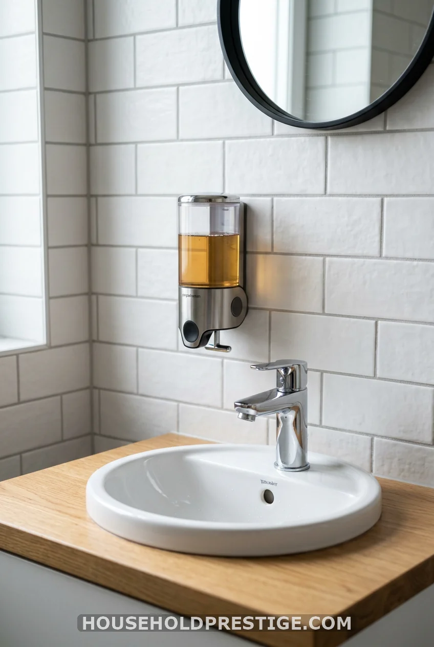 Mount a wall soap dispenser