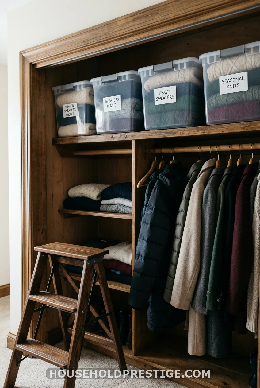 Store Off-Season Items on the Top Shelf