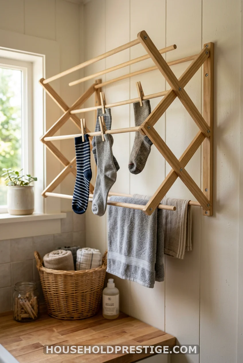 The Accordion-Style Wall Rack