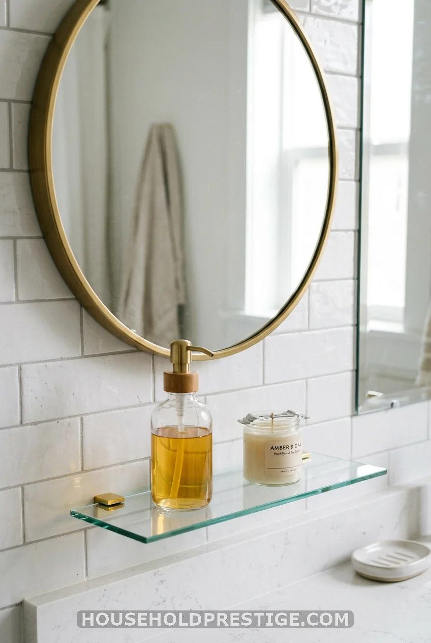 Use the Space Under the Mirror