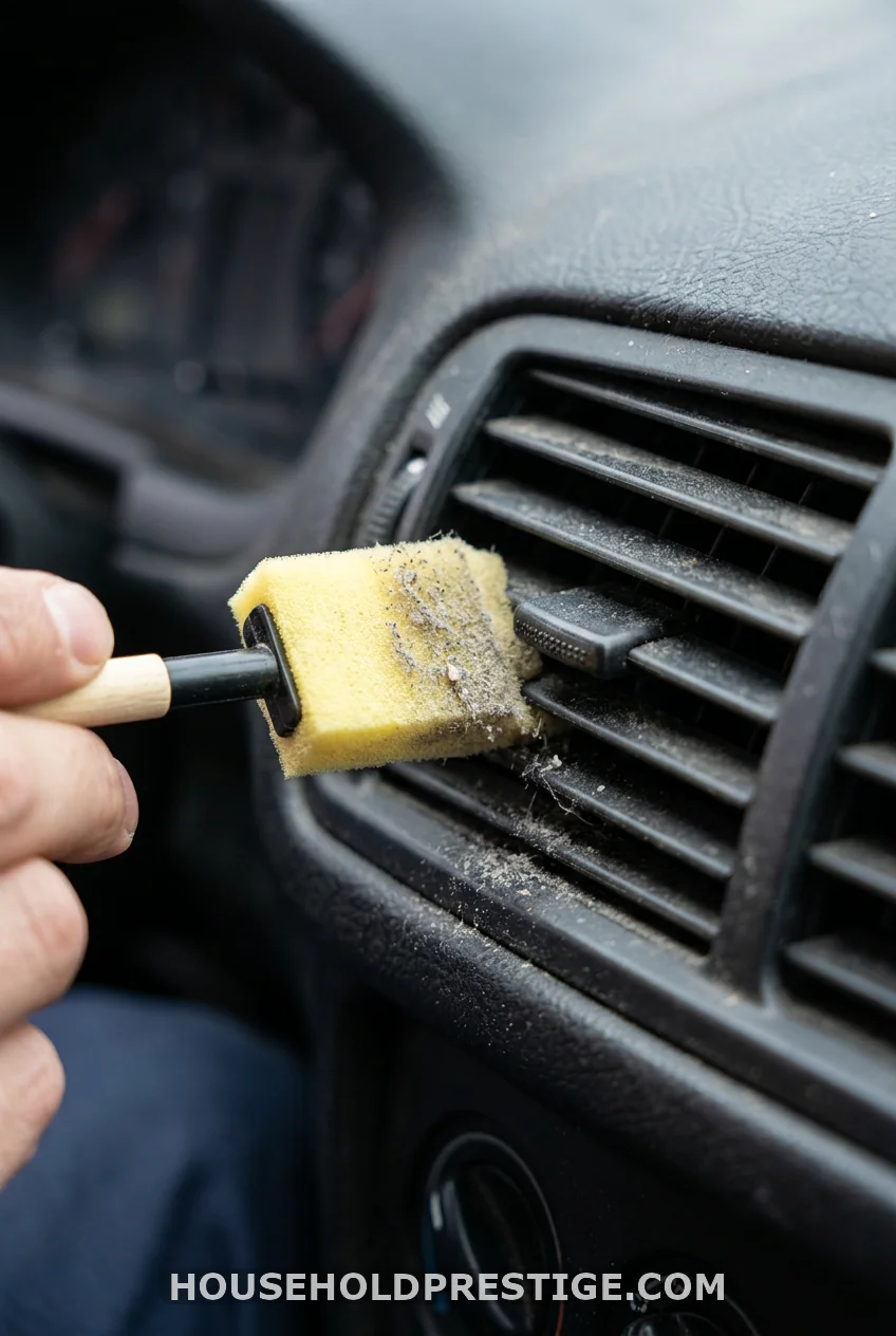 Clear Vents With a Foam Paintbrush