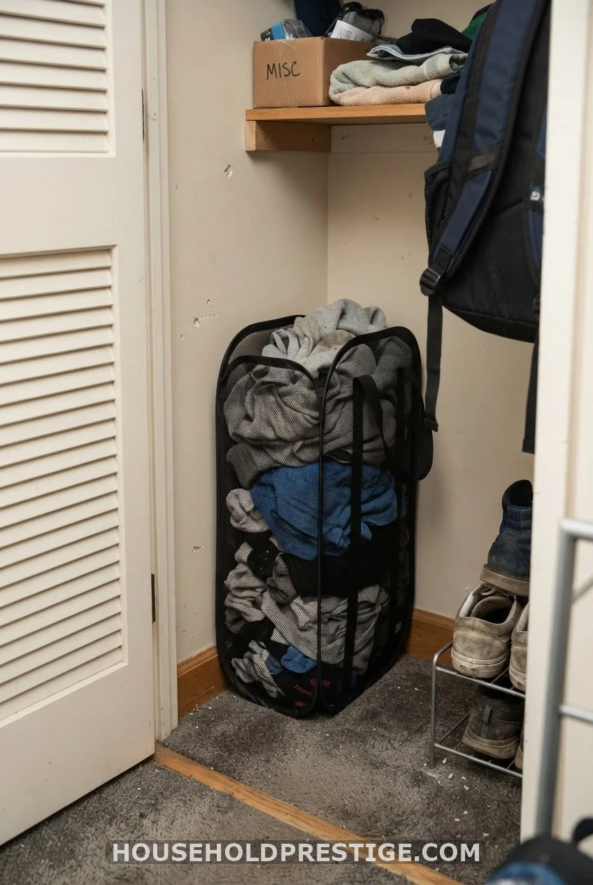 Build a Laundry Zone Inside the Closet