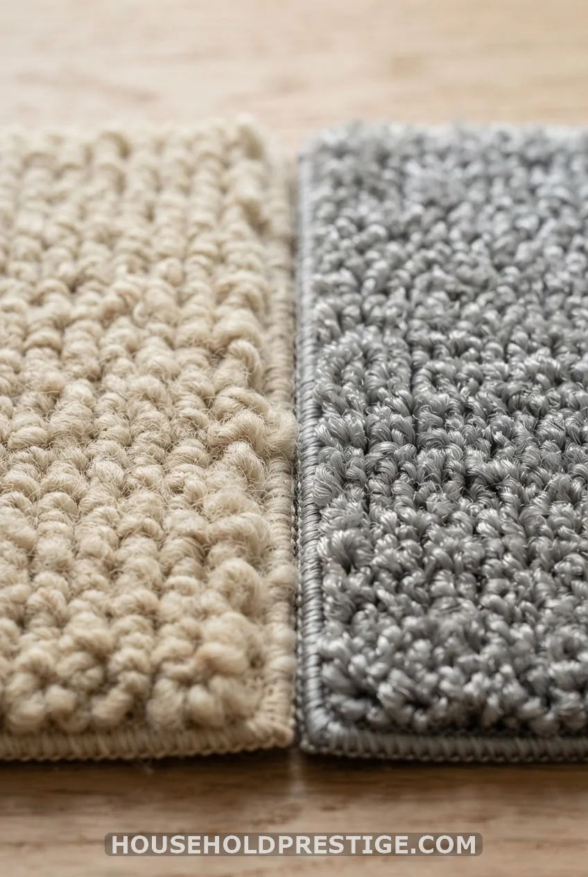 Treat Wool and Synthetic Carpet Differently