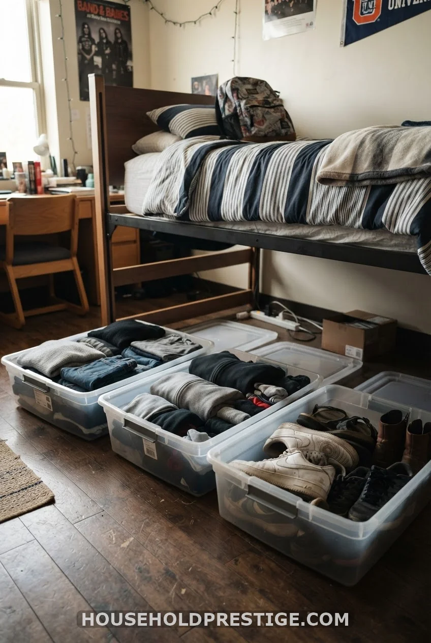 Under-Bed Storage for Overflow