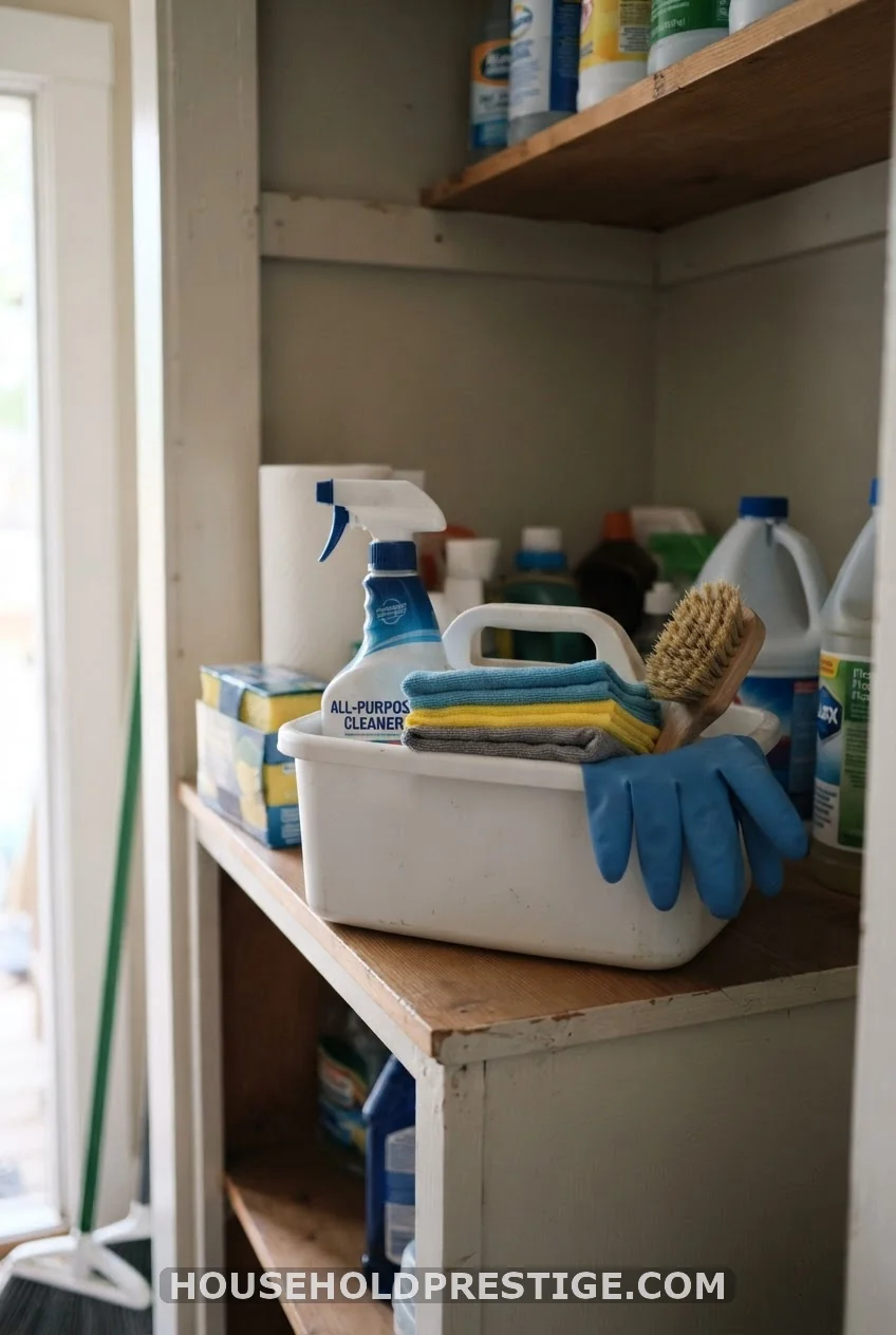 Pack a Cleaning Caddy by Room