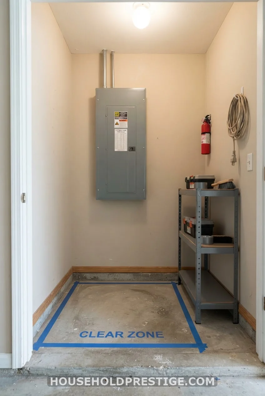 Give the Water Heater and Panel Breathing Room