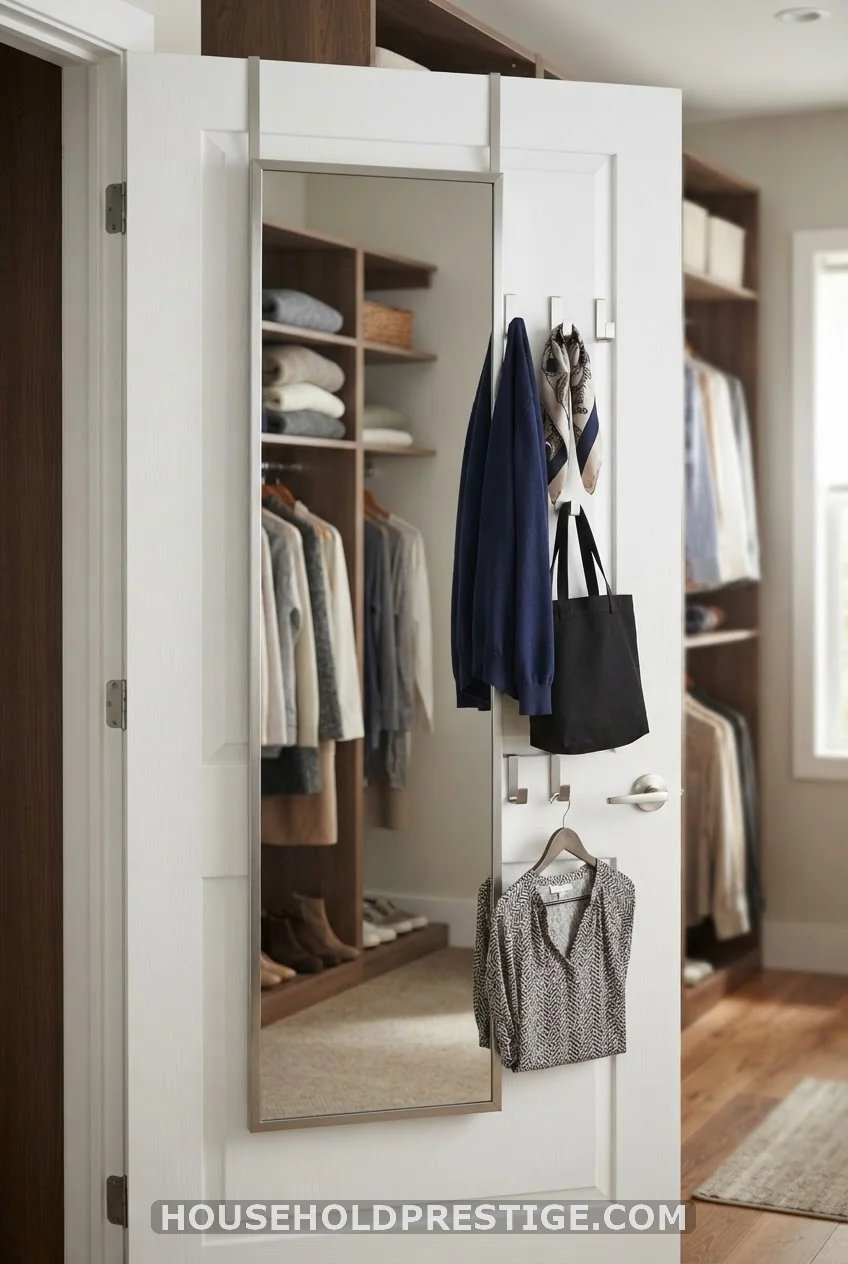 A Mirror and Hook Combo for the Door