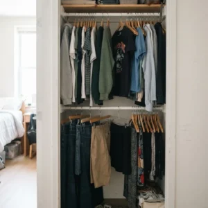 dorm closet organization ideas featured image