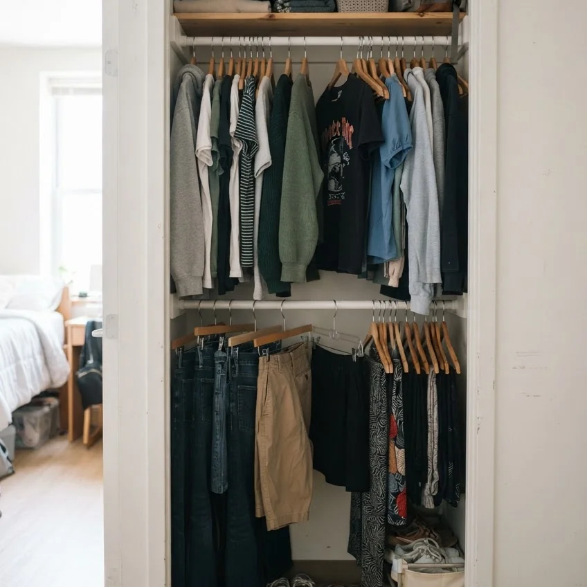 21 Renter-Approved Dorm Closet Organization Ideas Under $30