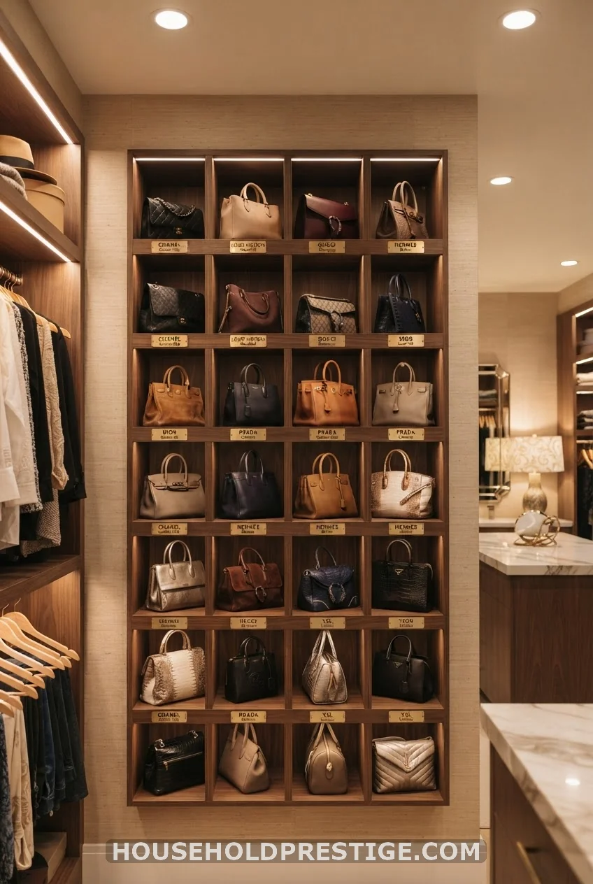 Build a Dedicated Purse Cubby Wall