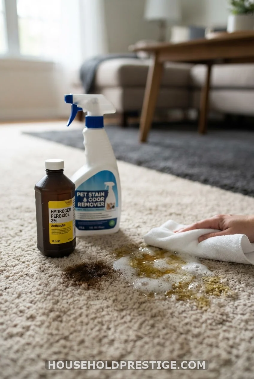 Use Hydrogen Peroxide for Stubborn Pet Stains
