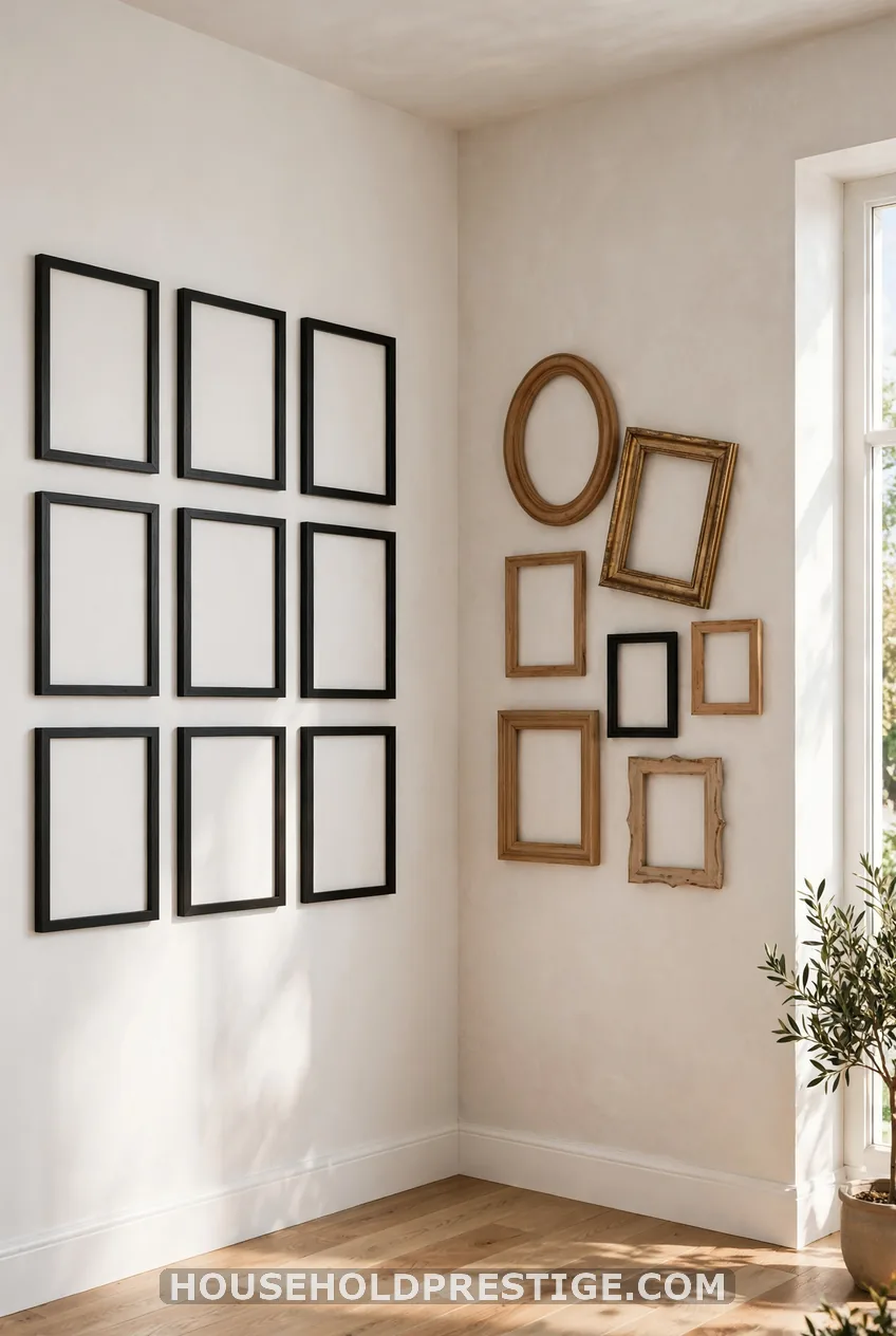 Grid on One Wall, Cluster on the Other