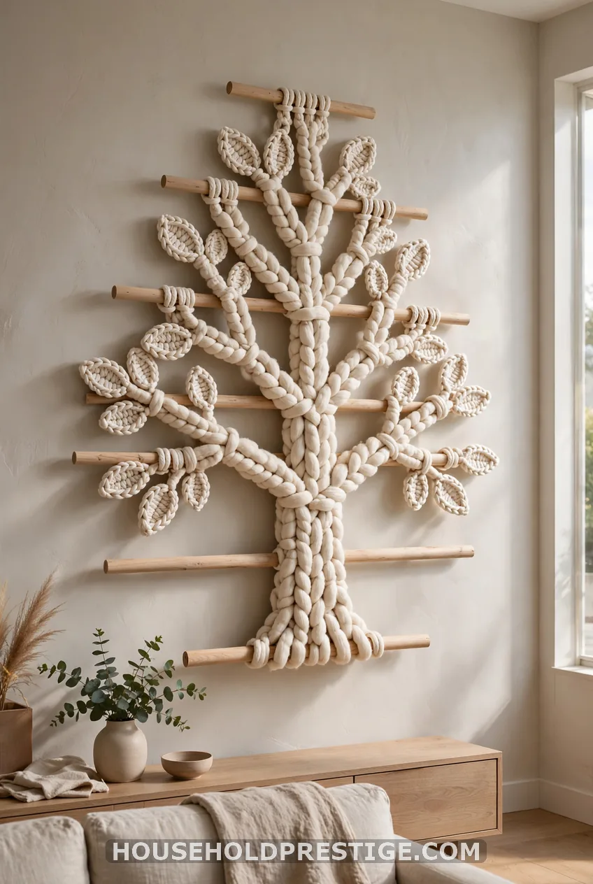 Macramé-Inspired Modern Tree