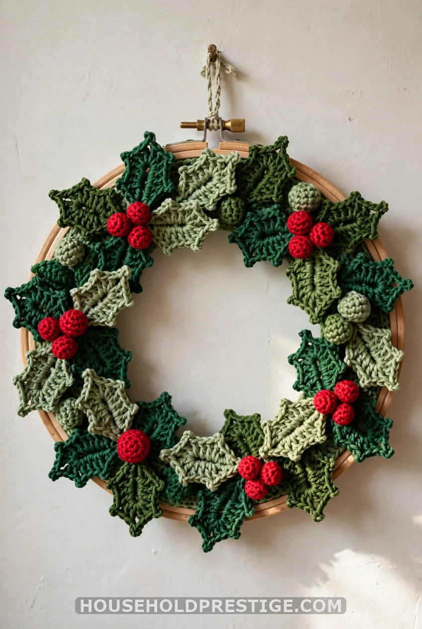 Wreath-Style Hoop Hanging