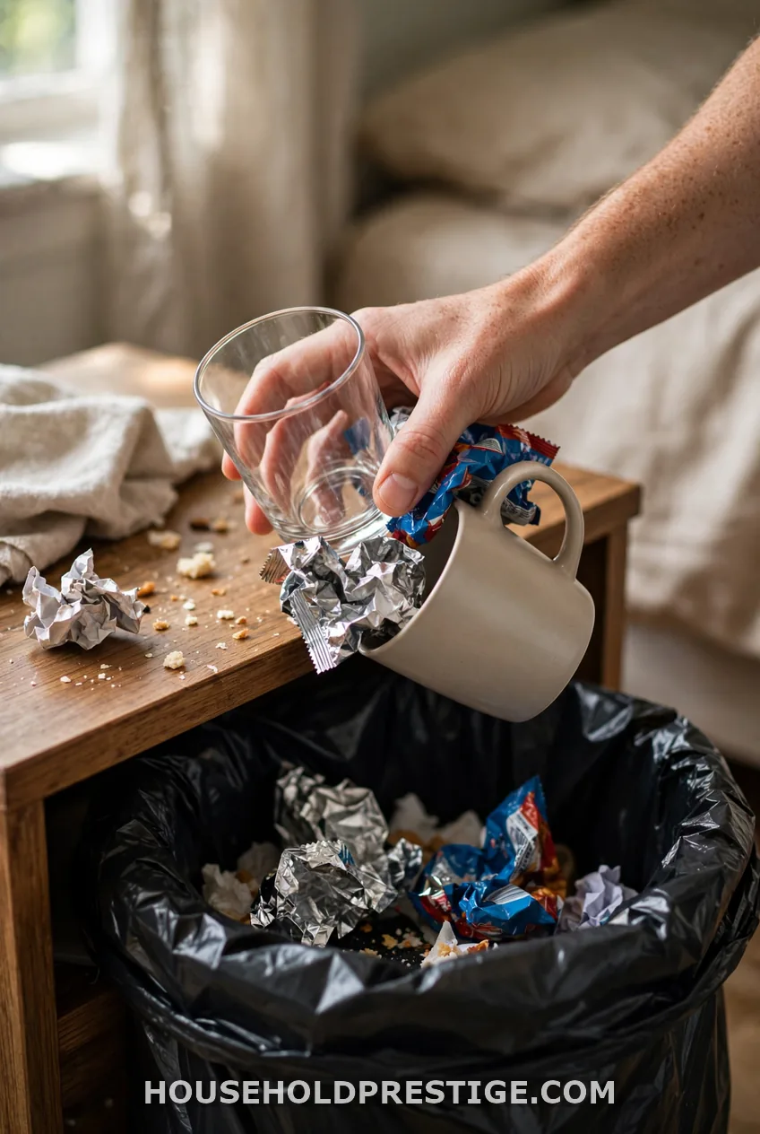 Clear the Trash, Dishes and Drop Zones (10 minutes)