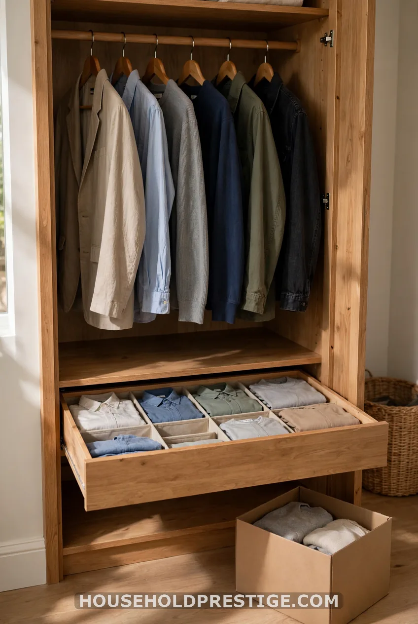 Tackle the Closet, Drawers and Donation Pile (20 minutes)