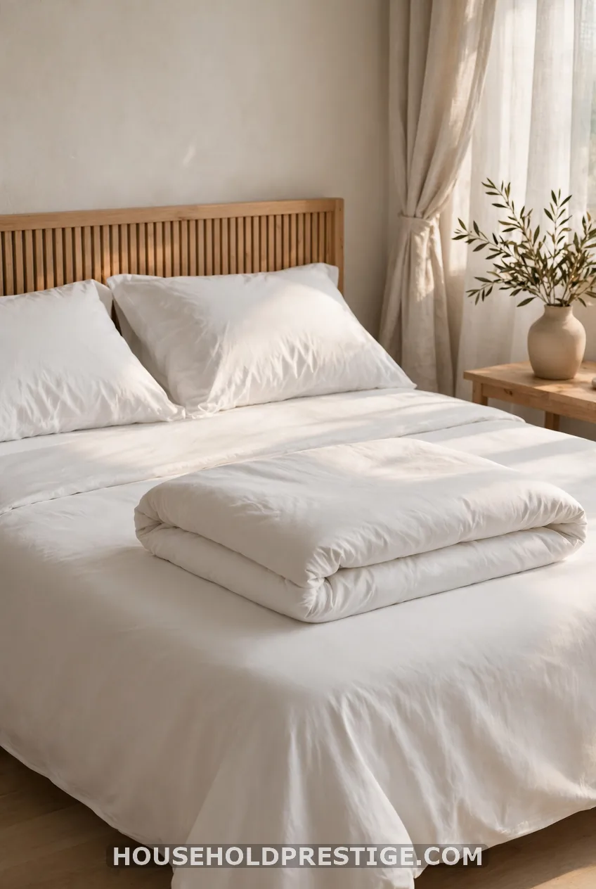 Make the Bed with Fresh Bedding (7 minutes)
