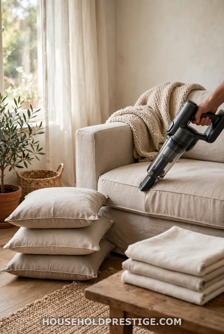 Living Room: High-Touch and Hidden Spots