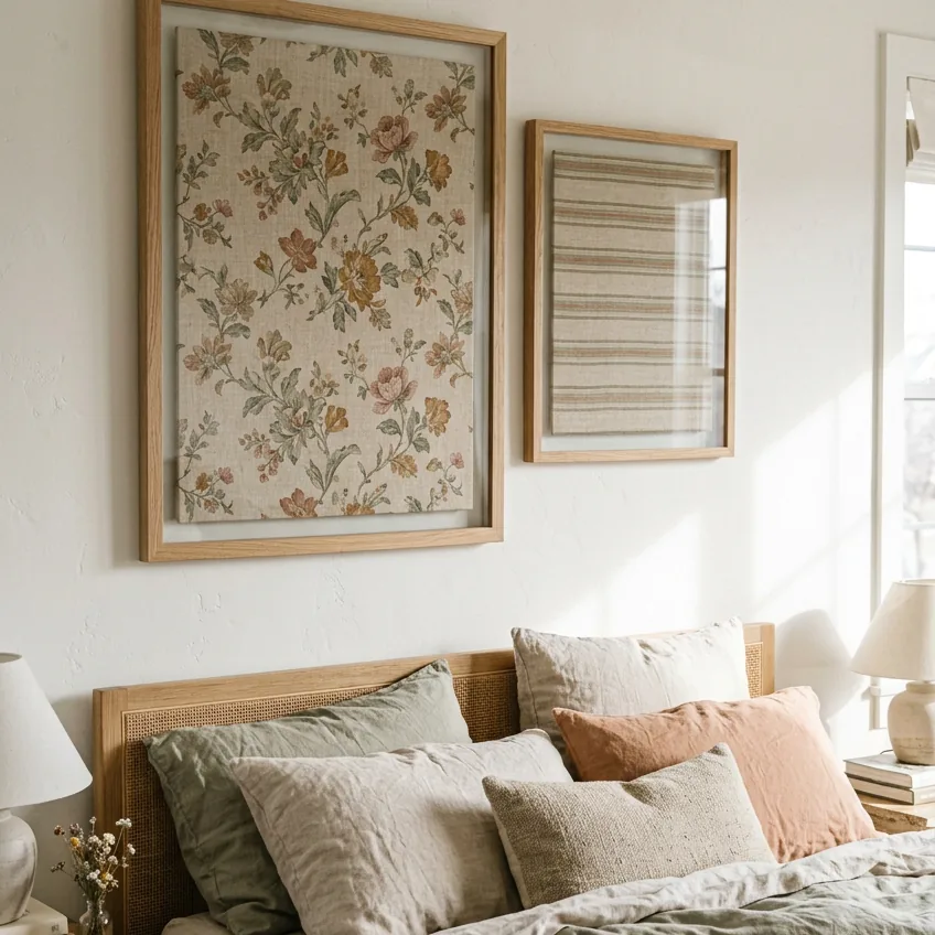 DIY Fabric Wall Art in 2 Hours (No Sewing, Beginner-Friendly)