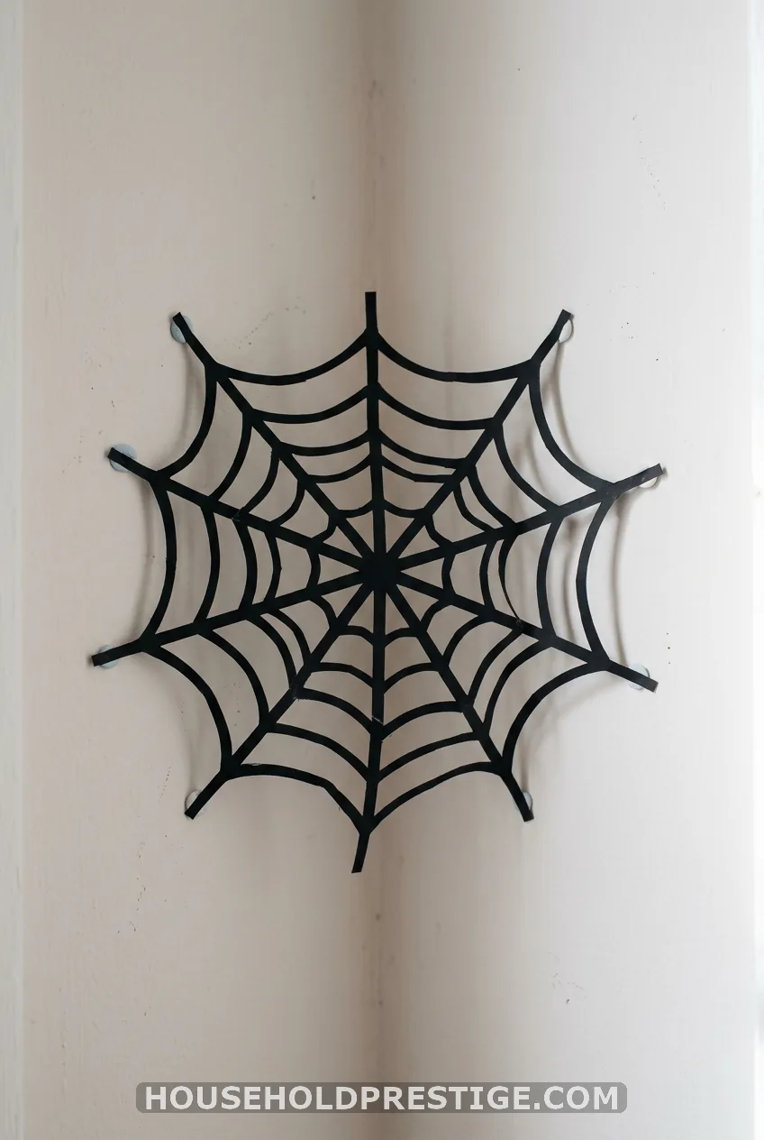 Paper Spiderwebs (5 minutes)