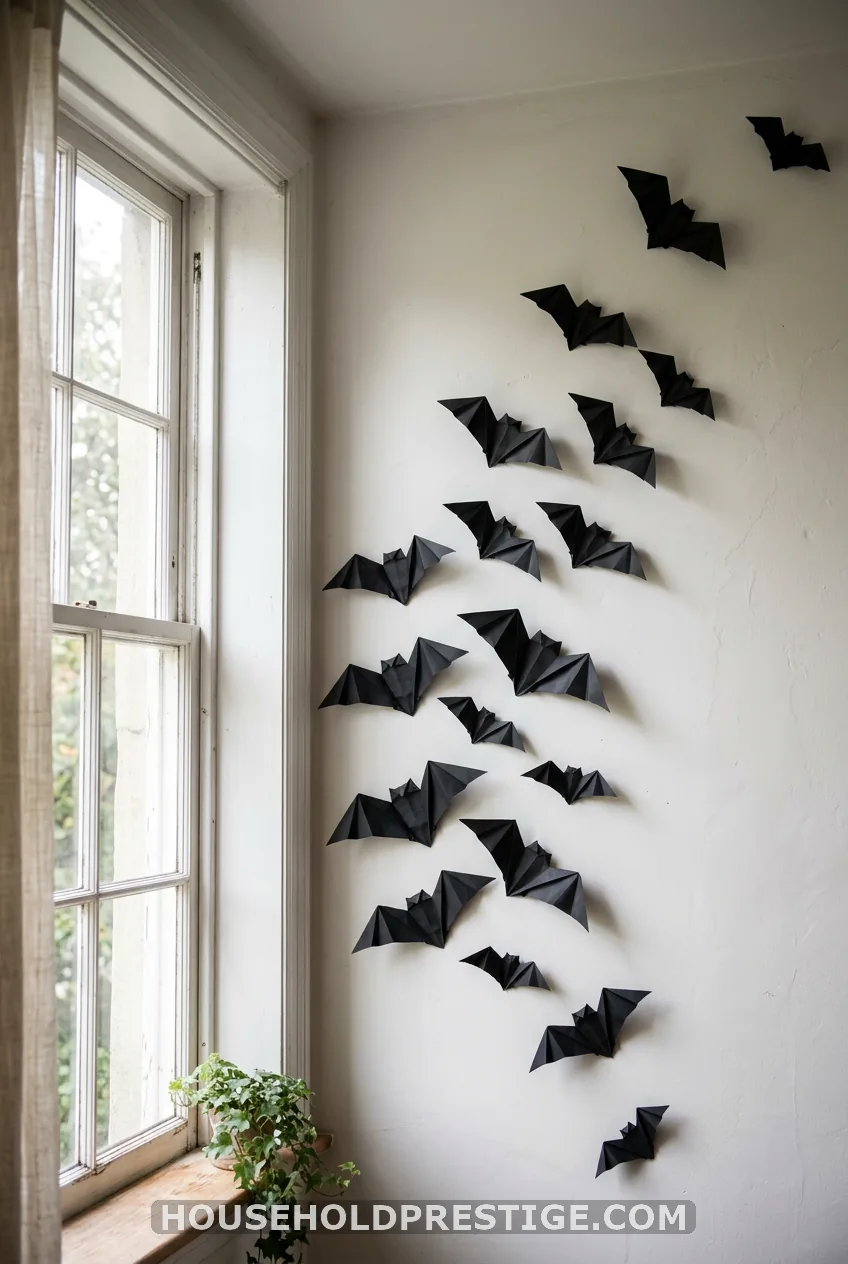 Origami Bat Wall (25 minutes)