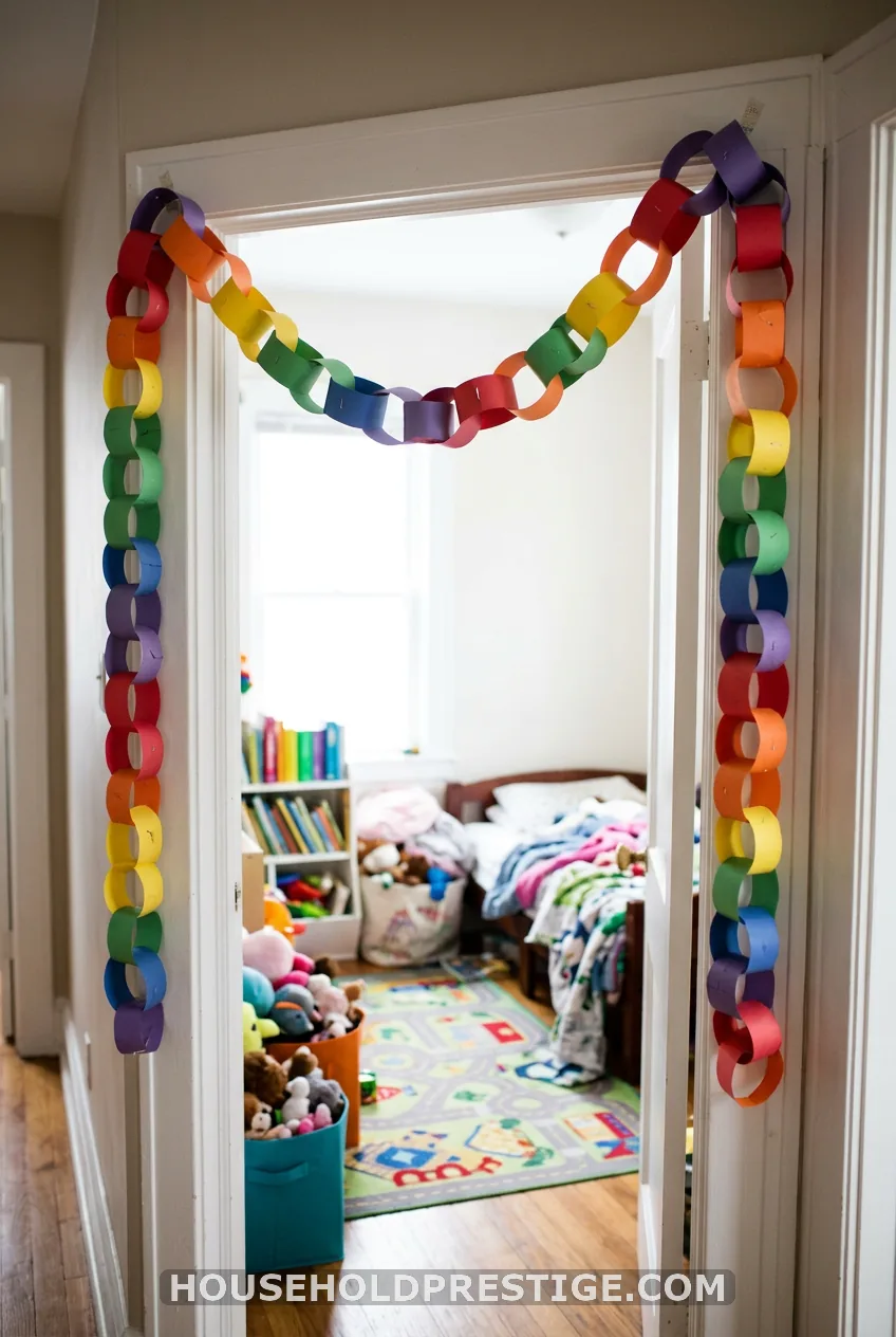 Paper Chain Rainbow (30 minutes)
