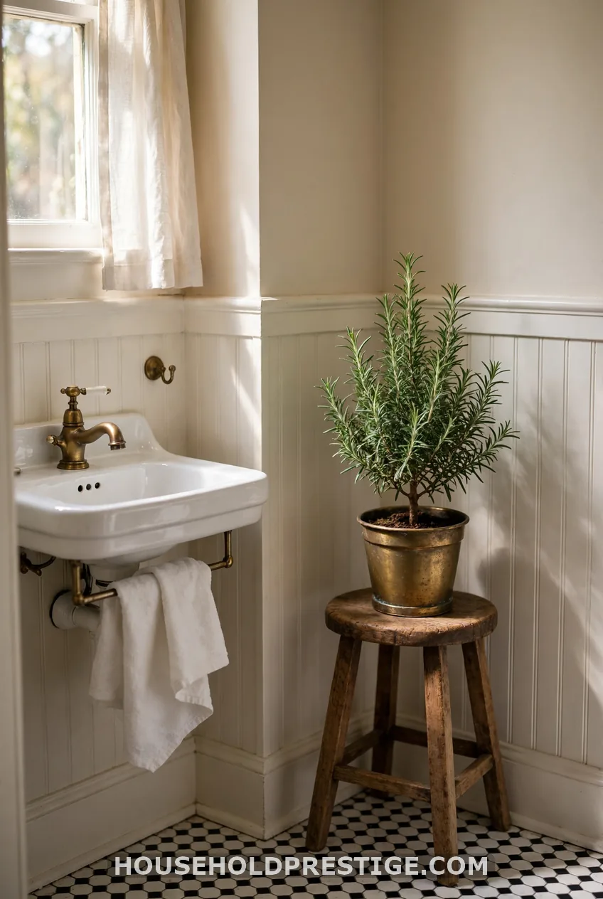 Add a Mini Tabletop Tree (Potted, Not Lit)