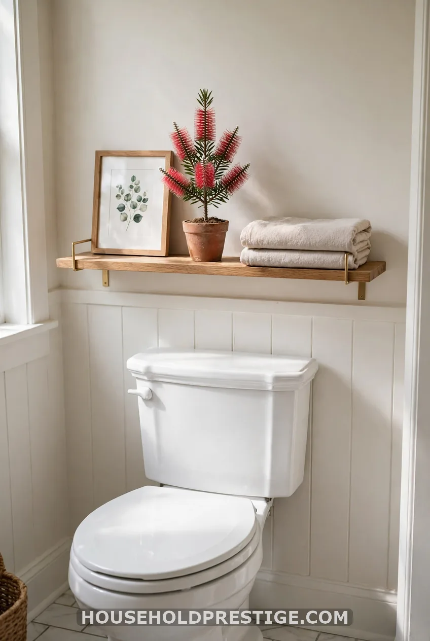 Style the Space Above the Toilet