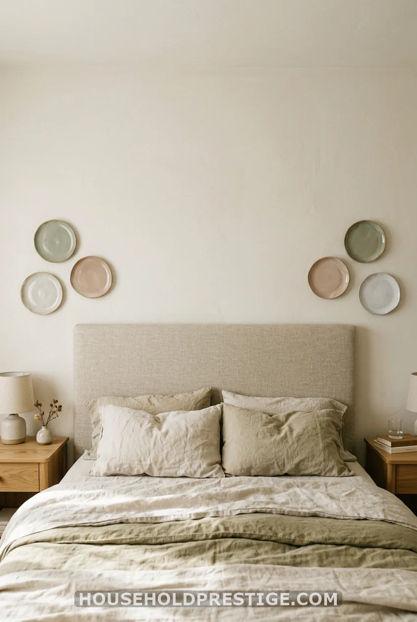 The Bedroom Plate Wall