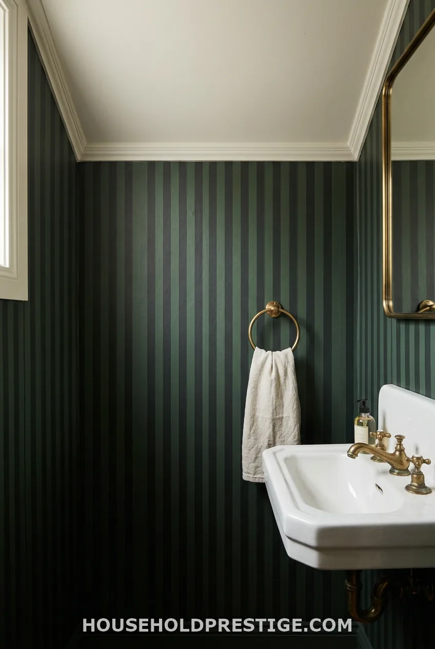 Moody Heritage Stripe for Low Ceilings