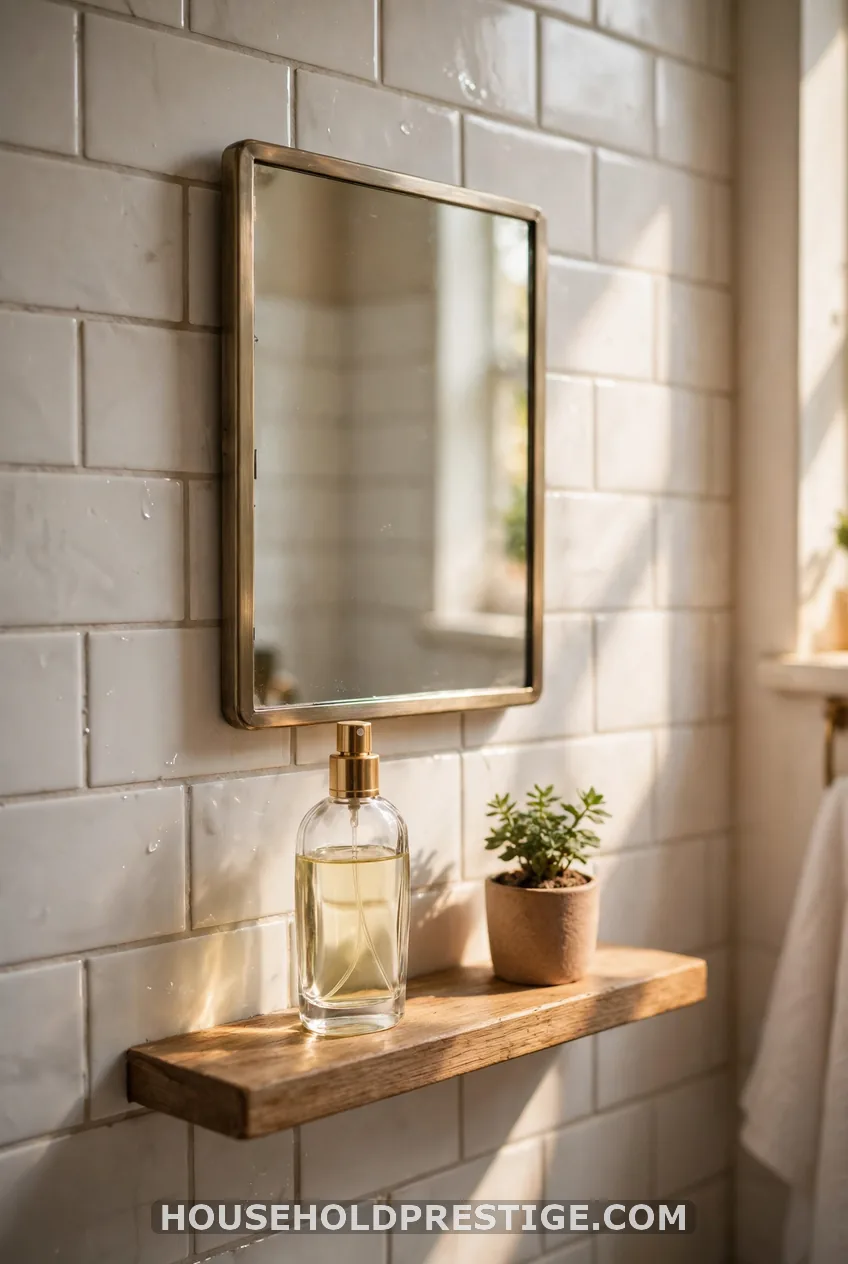 Swap the Mirror for One With a Built-In Shelf
