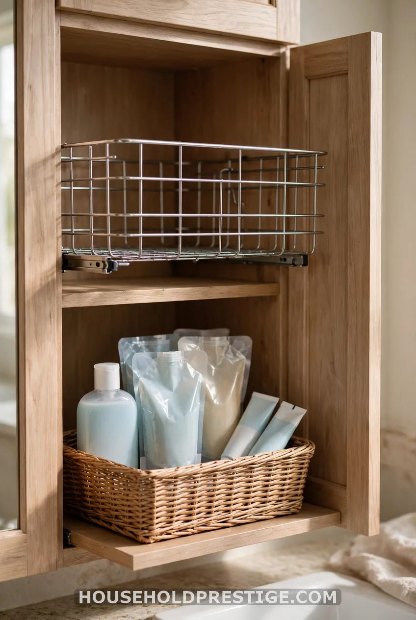 Under-Sink Bins and Baskets as the Overflow Valve