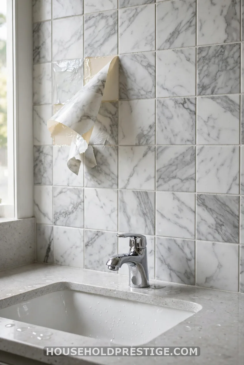 Install Peel-and-Stick Tile ($30-$100)