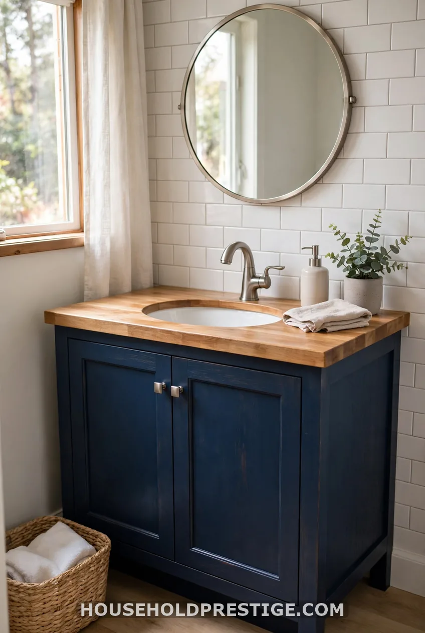 Refresh the Vanity with Paint or a New Top ($100-$400)