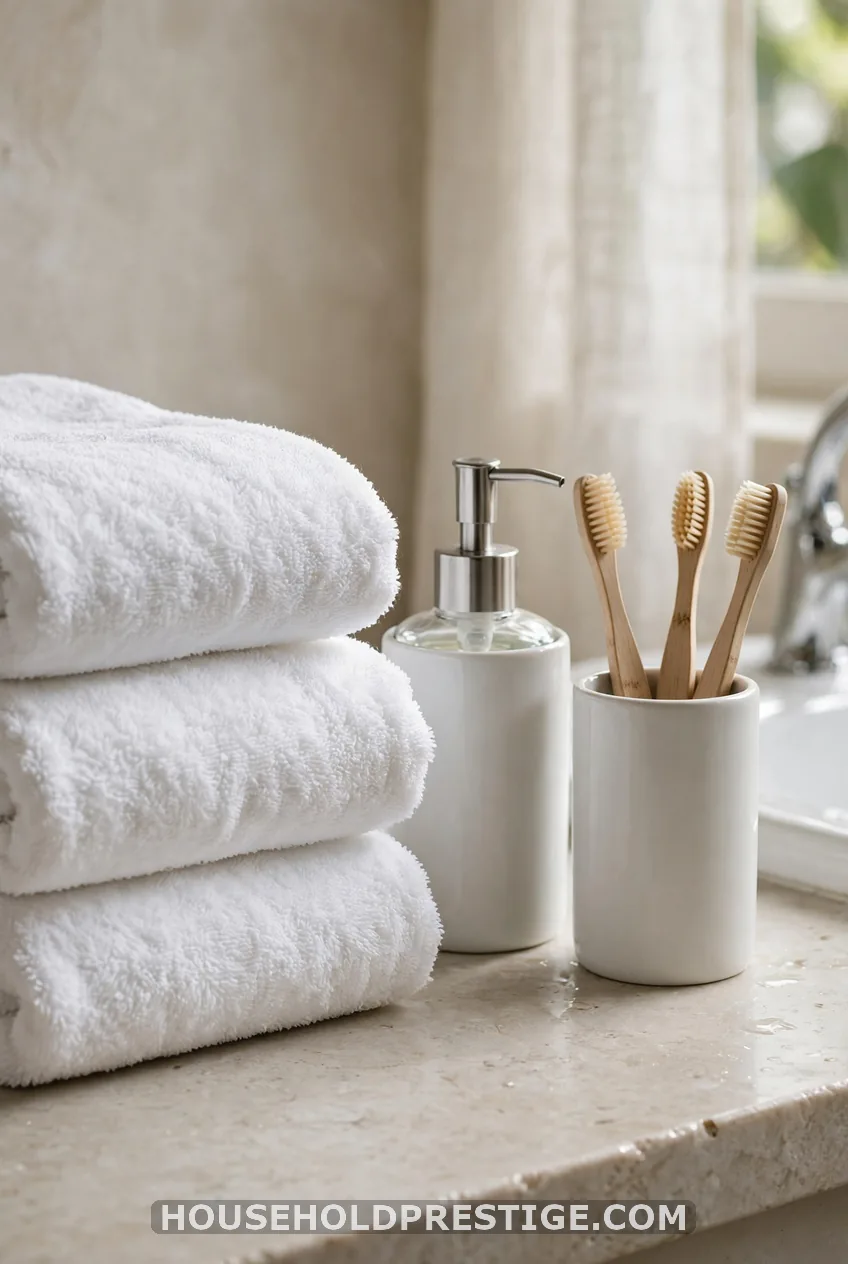 Upgrade Accessories: Towels, Dispensers, and More ($30-$100)