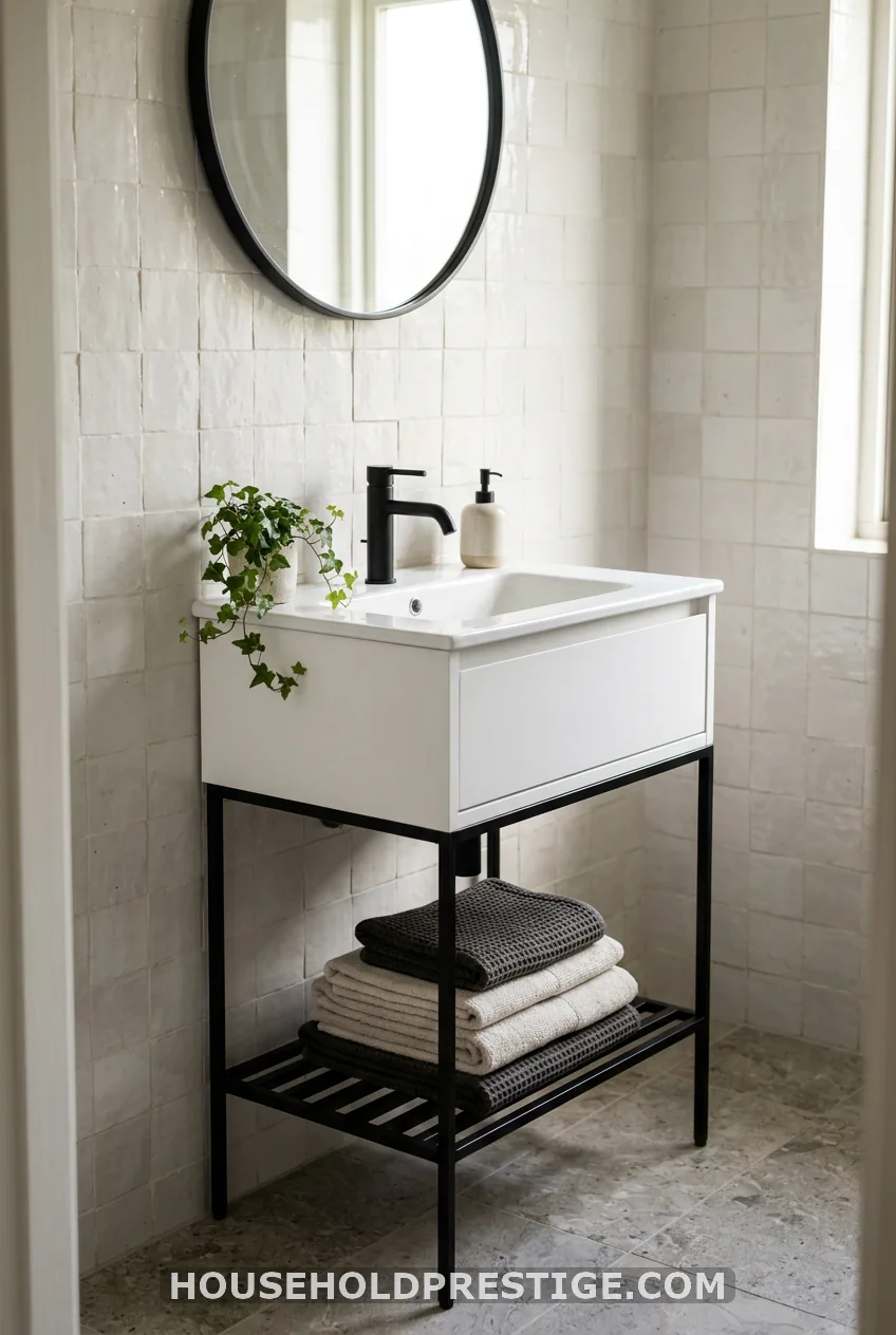 An Open Console or Legged Vanity