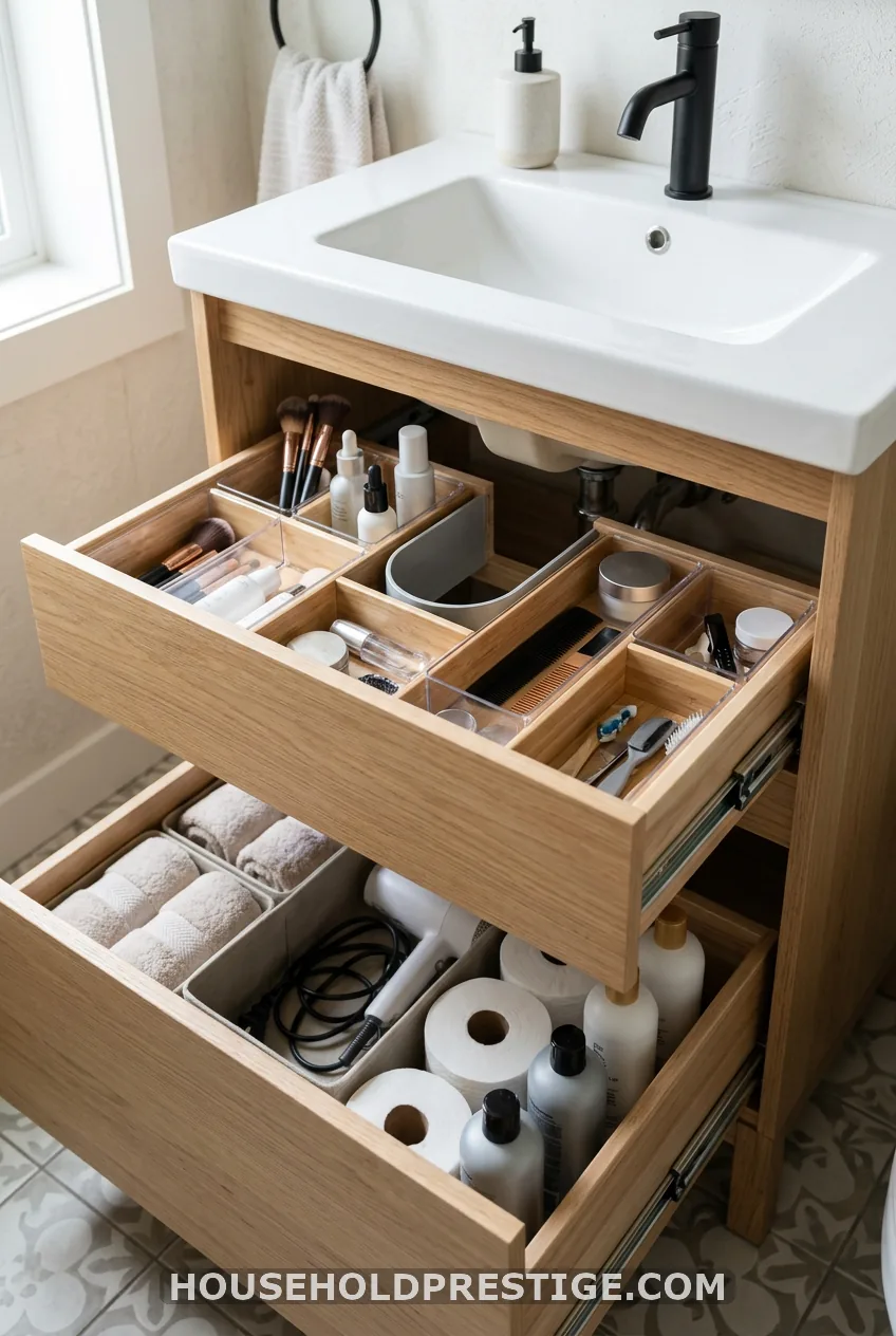 A Drawer Stack Instead of Cabinet Doors