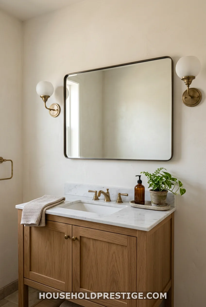 Lighting, Mirror and Counter Styling